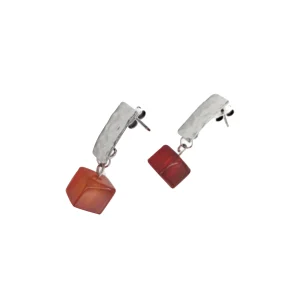 Boucles-oreilles-pierre-naturelle-carre-argente-creation-Calysta