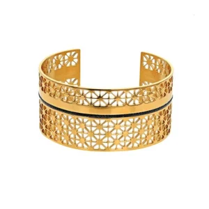 Bracelet-femme-or-manchette-femme-Barbara-et-cristaux-noir