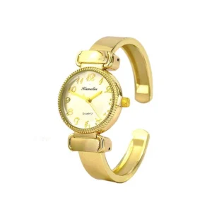 montre-femme-Betty-couleur-or-jaune-bracelet-rigide-Calysta