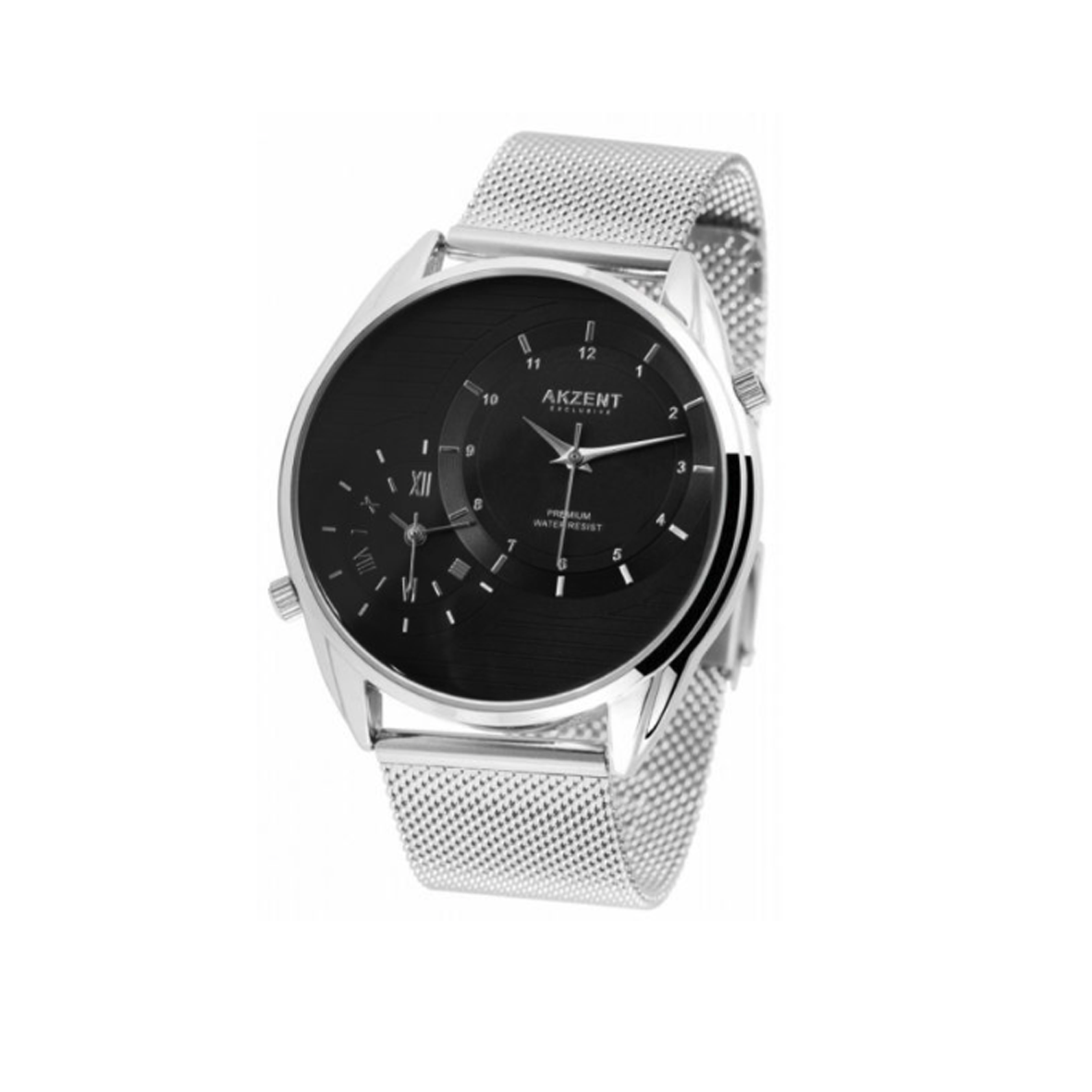 Montre-Homme-007-Calysta montre-homme-acier-ecran-noir-double-cadran-elegance-viril-calysta