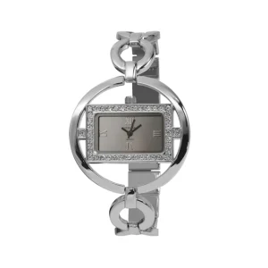 Montre-femme-quartz-argente-zirconium-princesse-Grace-Calysta